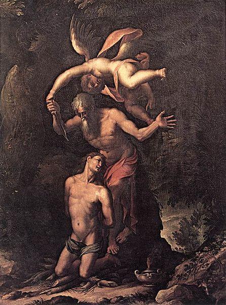 Jacopo Ligozzi Sacrifice of Isaac oil painting image